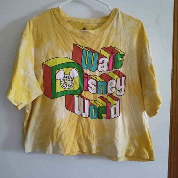 Walt Disney World Tie-Dye Crop Tee - Picture 1 of 3